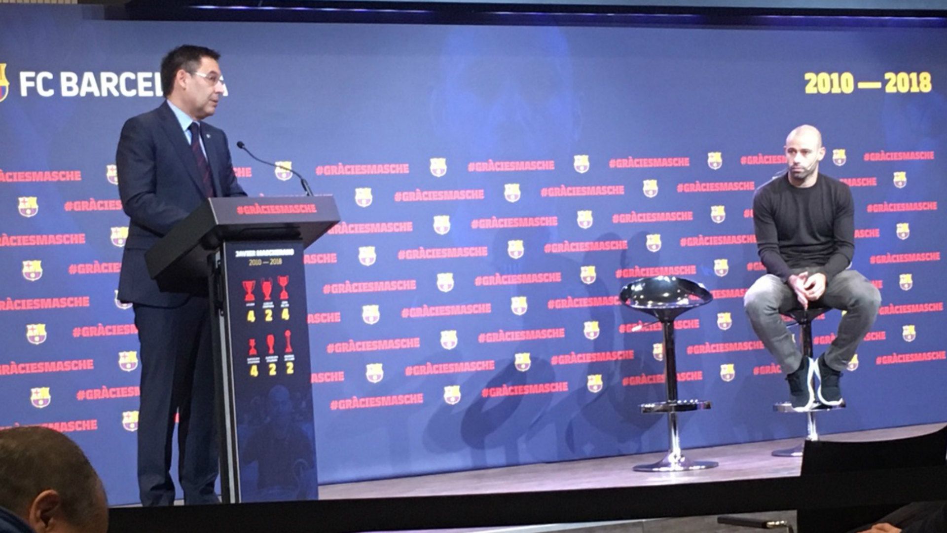 Mascherano despedida