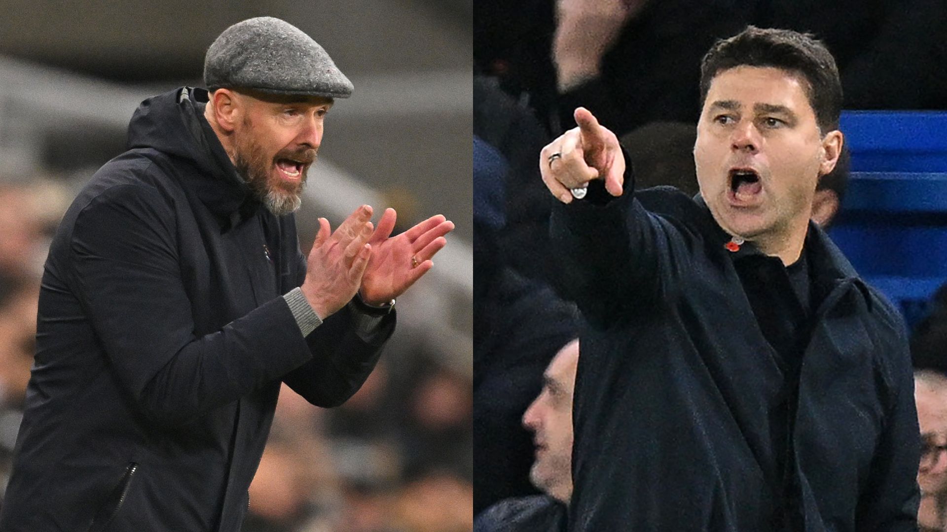 GFX Erik ten Hag Mauricio Pochettino