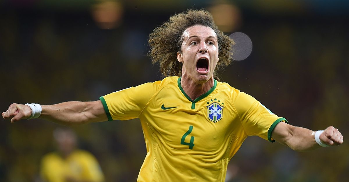 David Luiz Brazil Colombia World Cup 2014