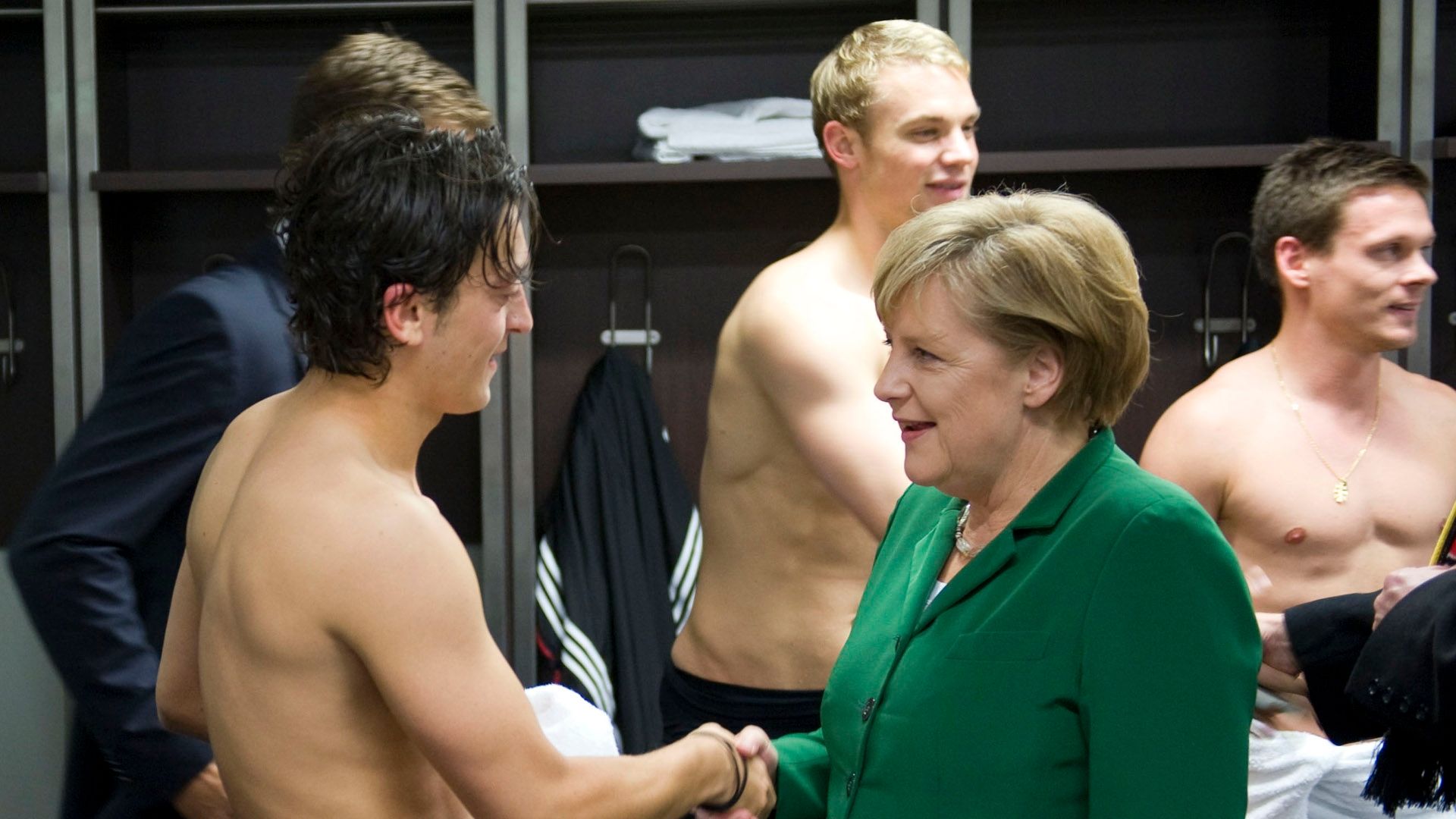 Mesut Ozil Angela Merkel Germany