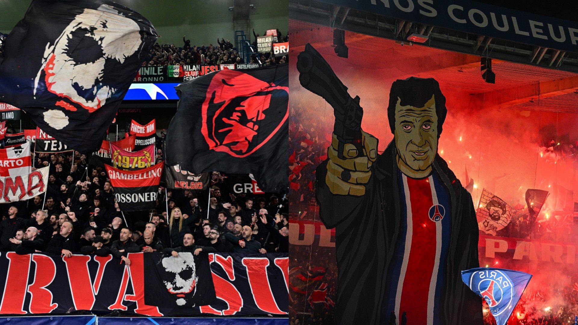 Milan PSG fans