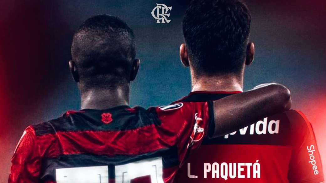 anuncio Lucas Paquetá Flamengo 2026 Vini Junior