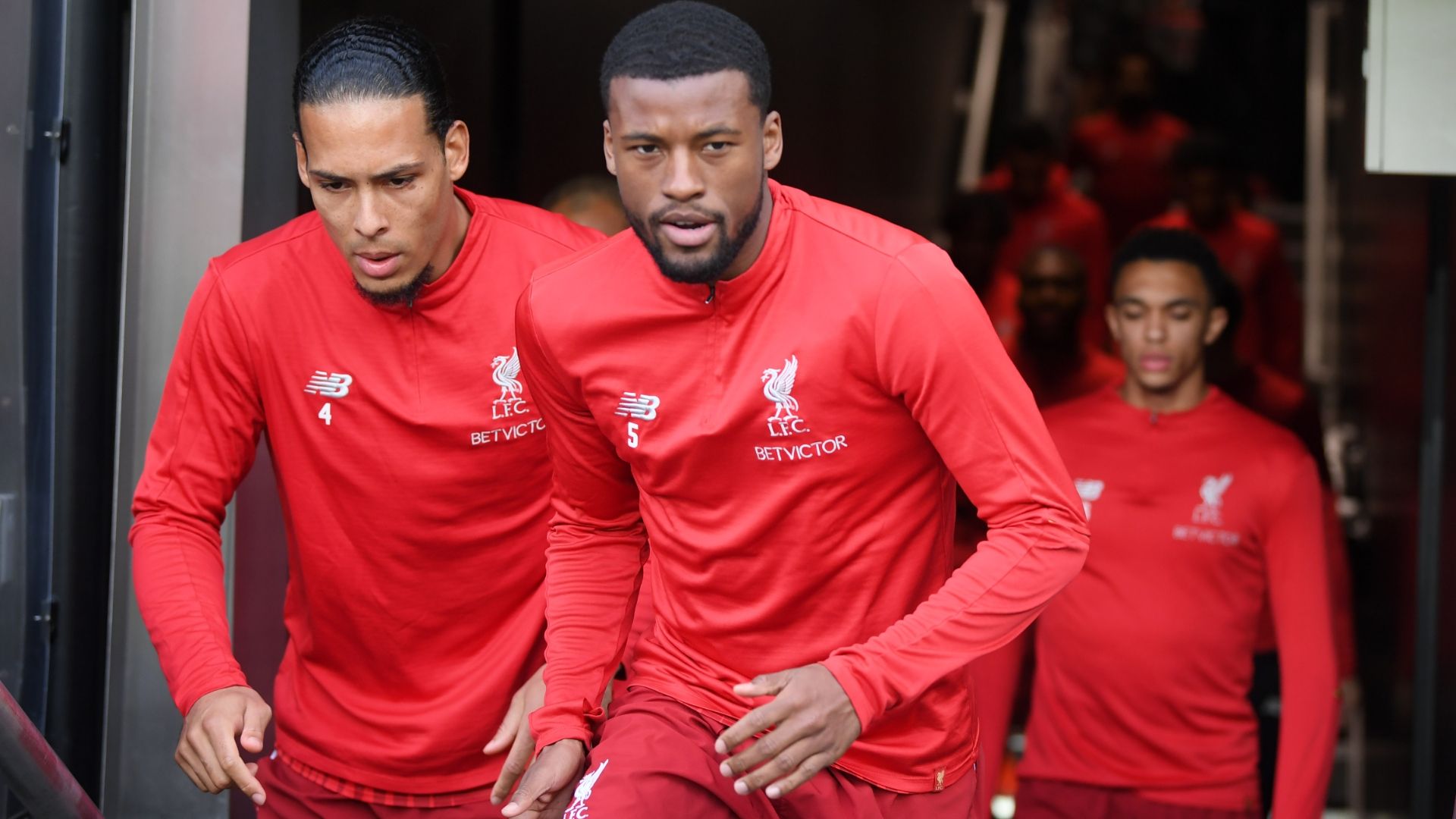 Georginio Wijnaldum Virgil van Dijk Liverpool