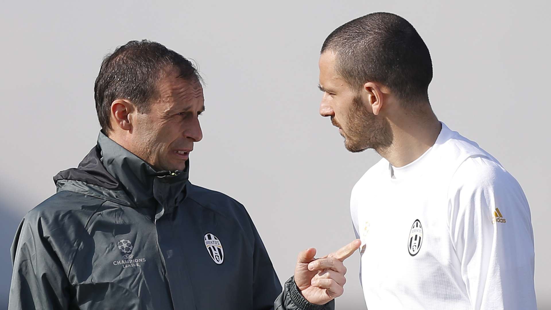 Leonardo Bonucci Massimiliano Allegri Juventus