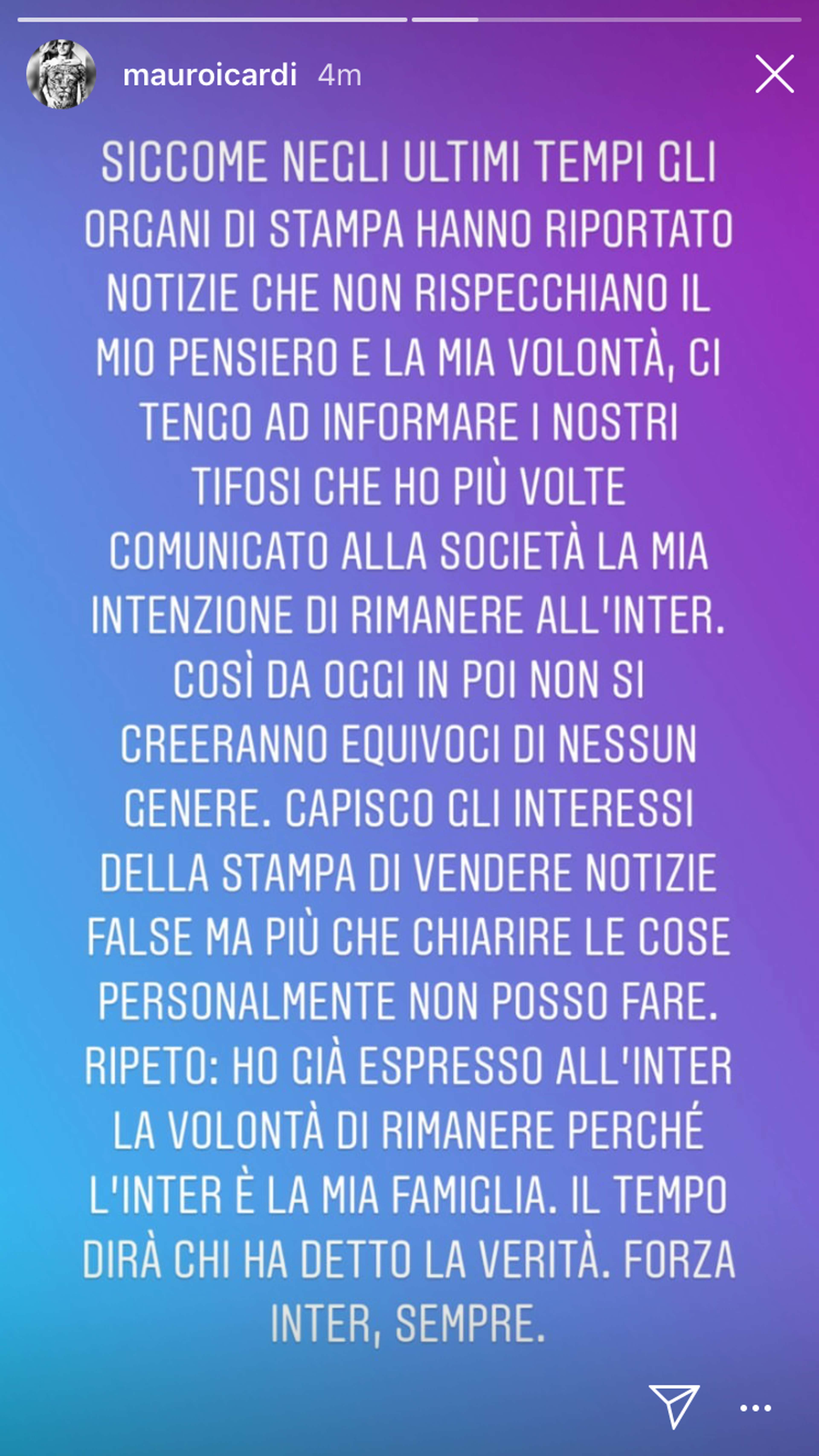 Icardi Instagram