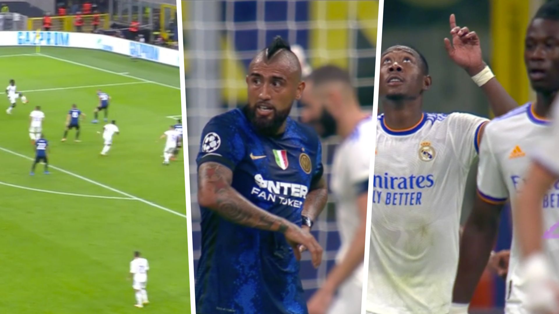 Arturo Vidal Inter Real Madrid Alaba Captura