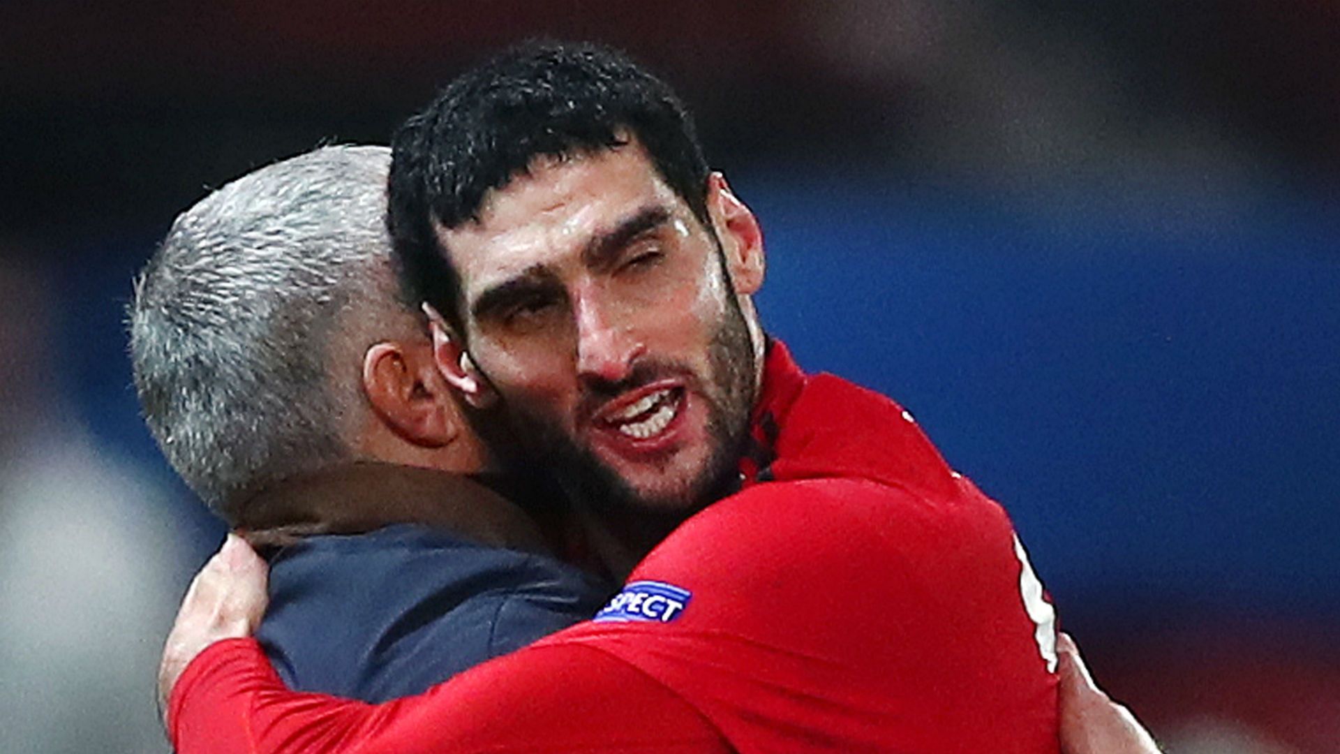 Marouane Fellaini Jose Mourinho Manchester United Young Boys Champions League 27112018