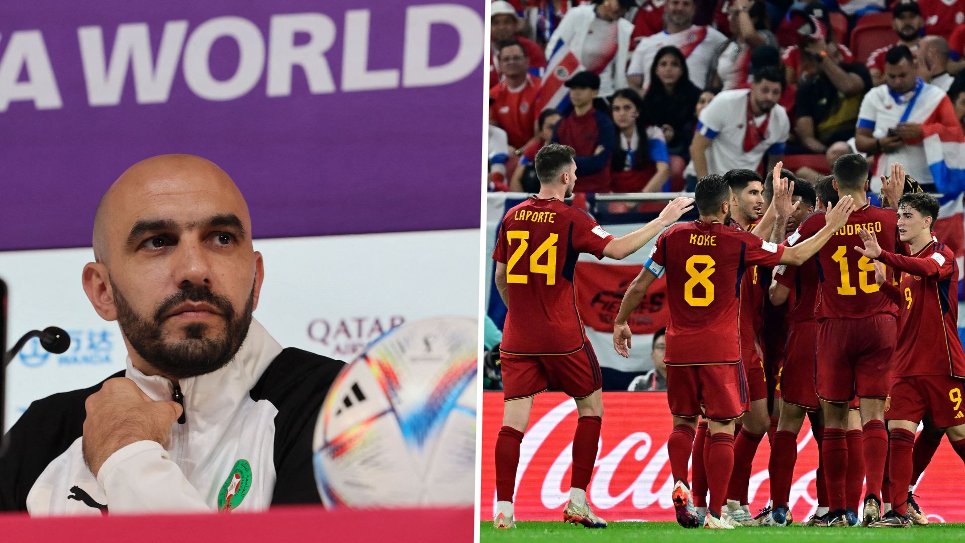 Regragui Morocco Spain GFX