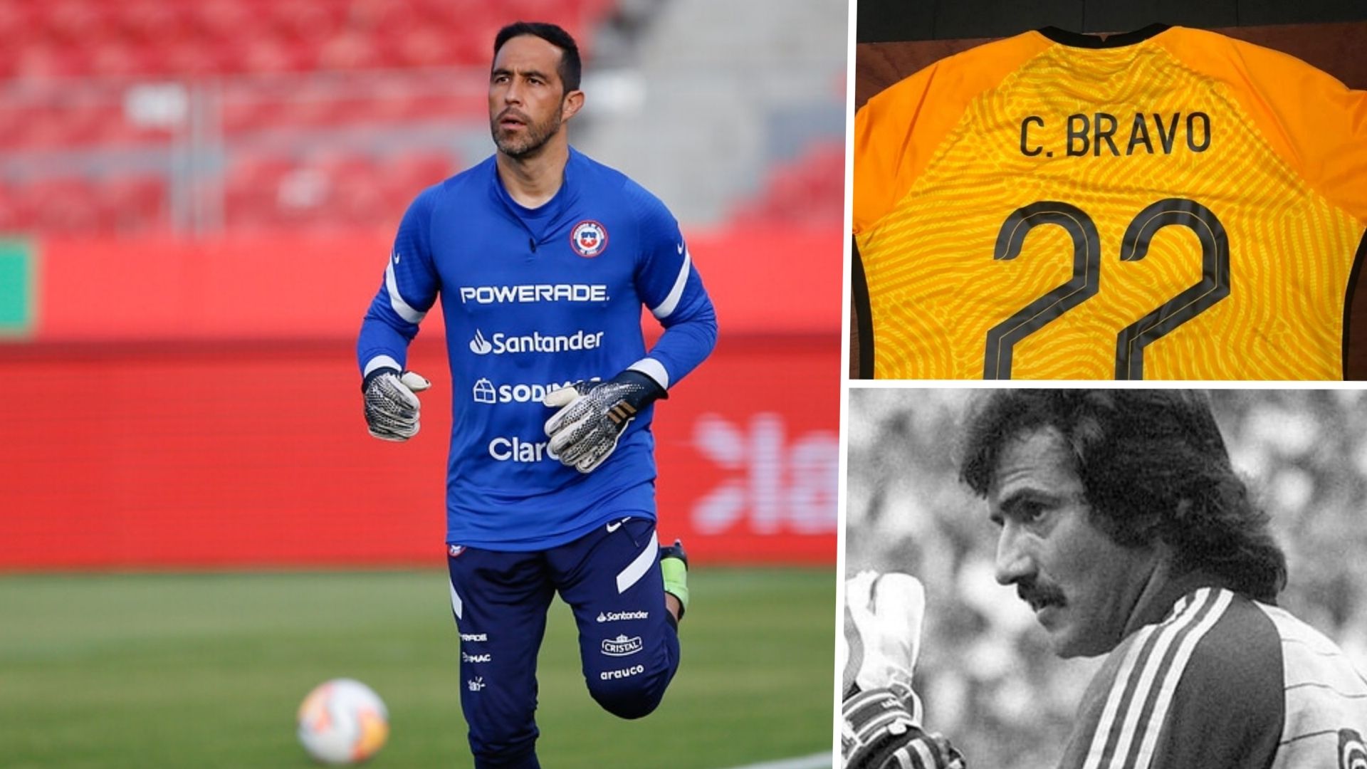 Claudio Bravo camiseta especial 22