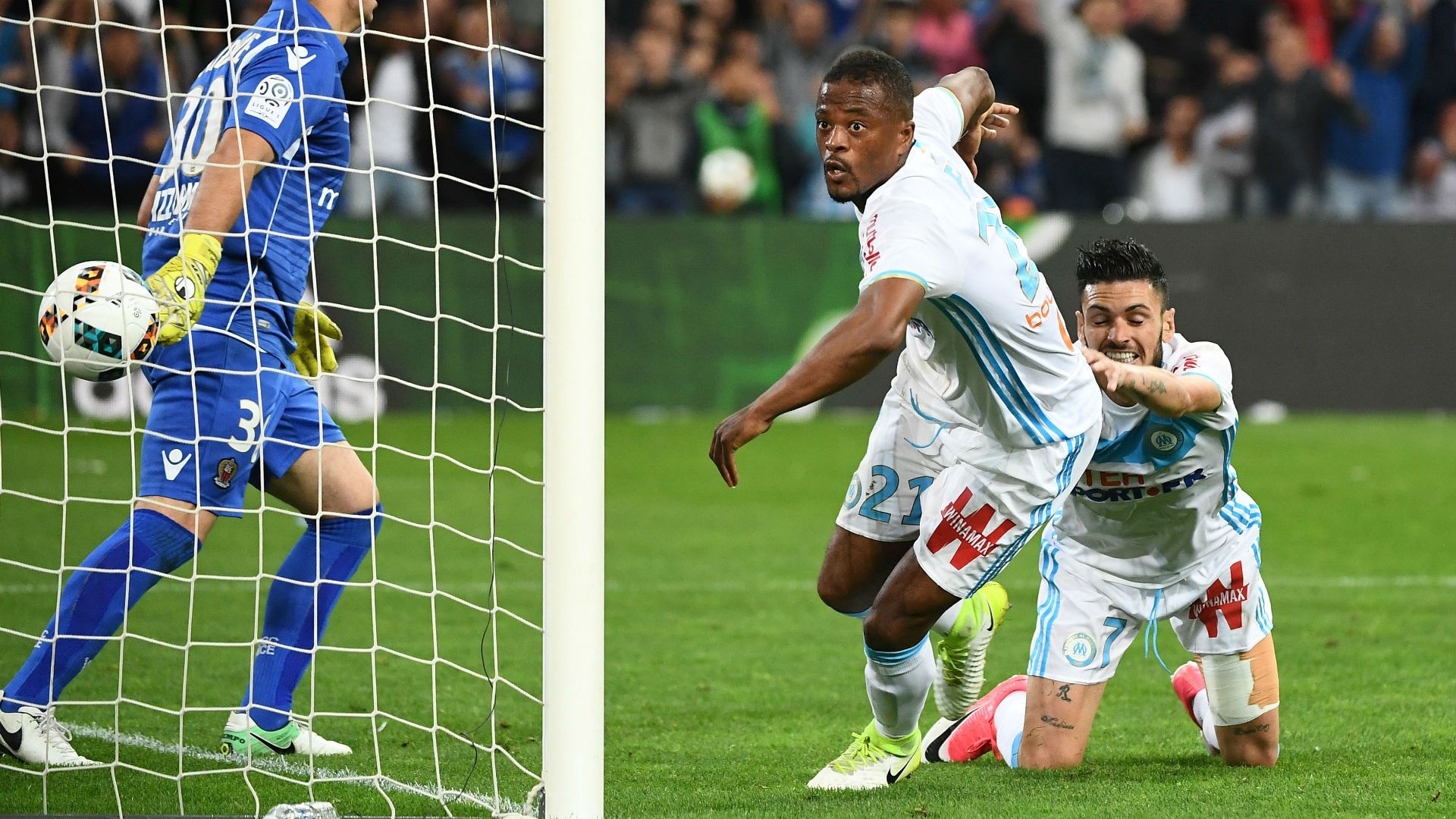 Patrice Evra Marseille Nice Ligue 1 07052017
