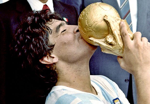 Diego Maradona Argentina 1986 World Cup