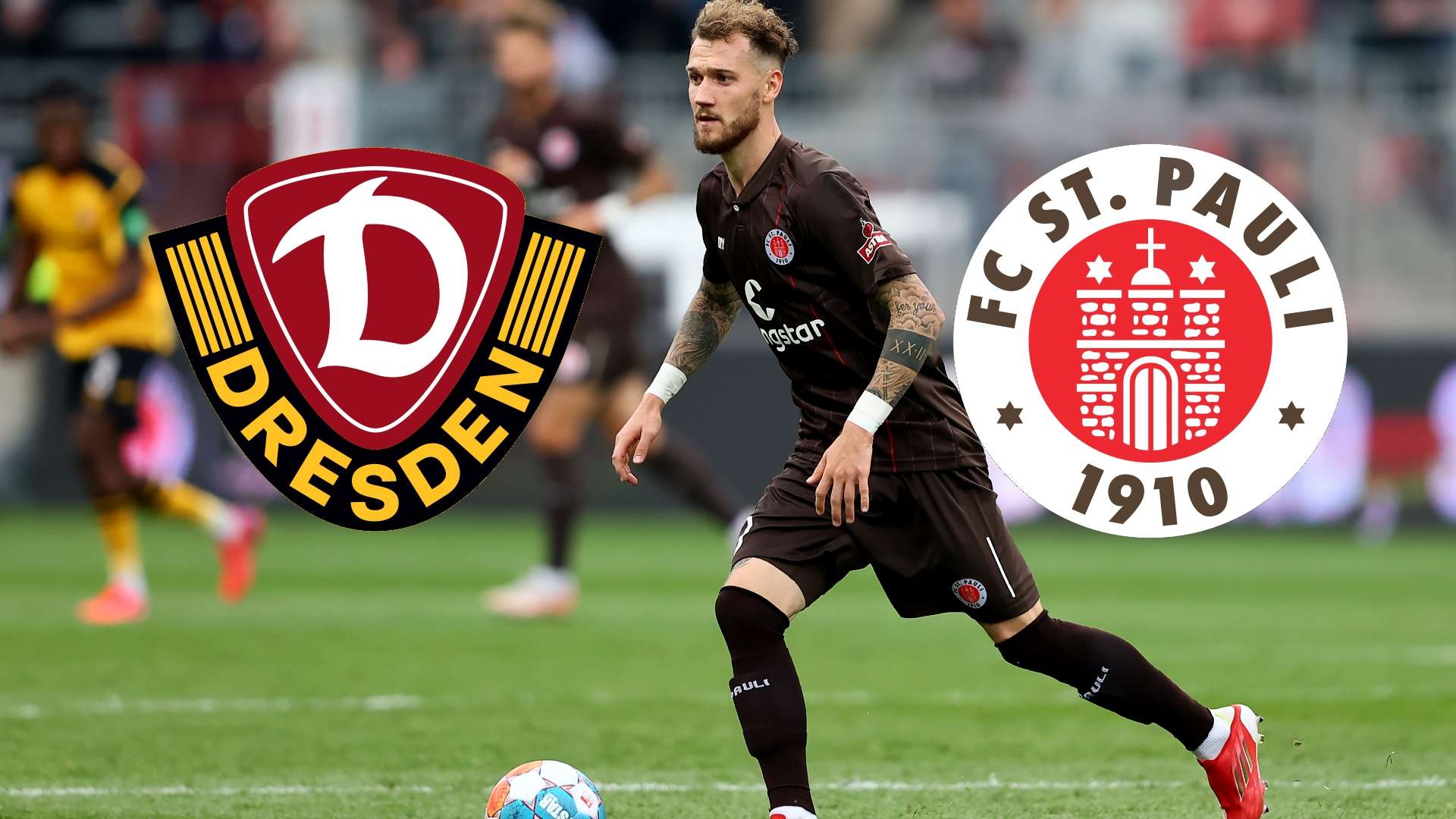 St. Pauli Dynamo Dresden 2. Liga 2021 Logos