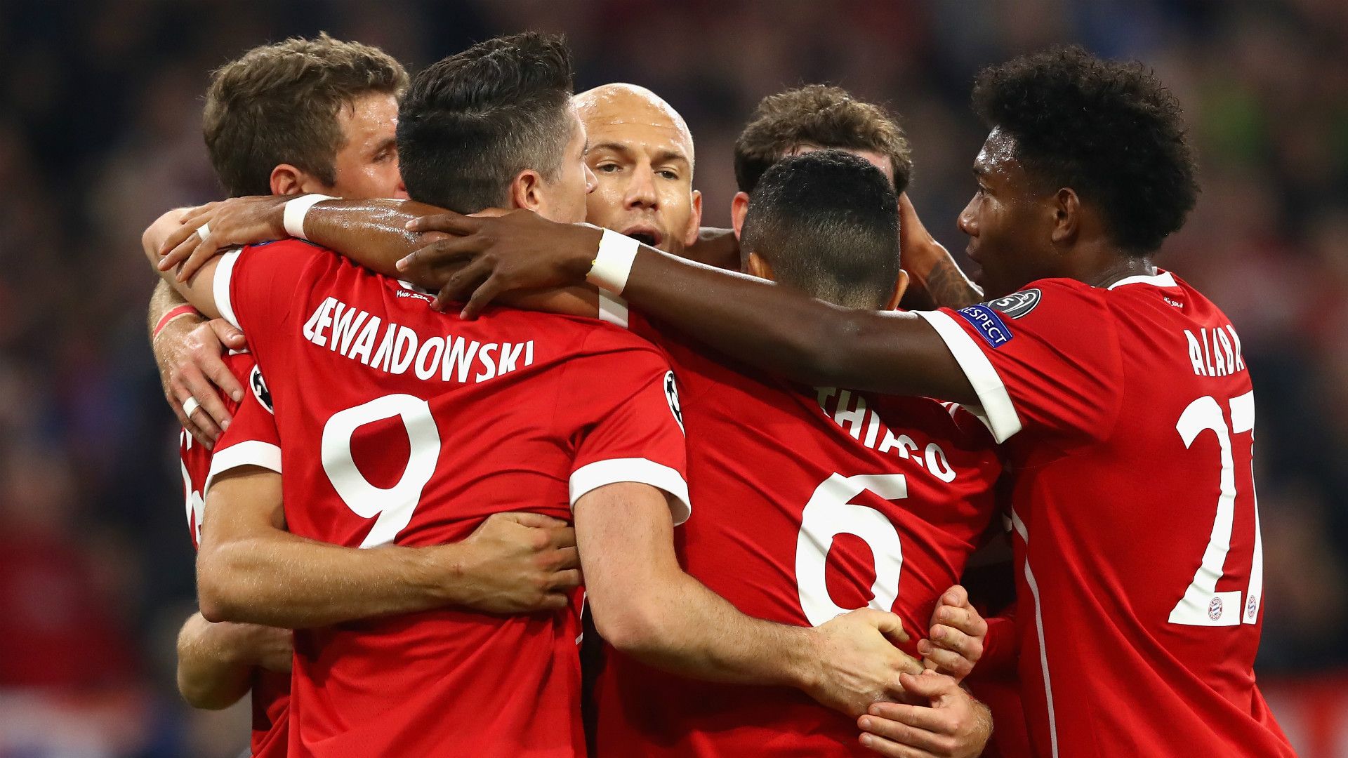 BAYERN MÜNCHEN UEFA CHAMPIONS LEAGUE 18102017