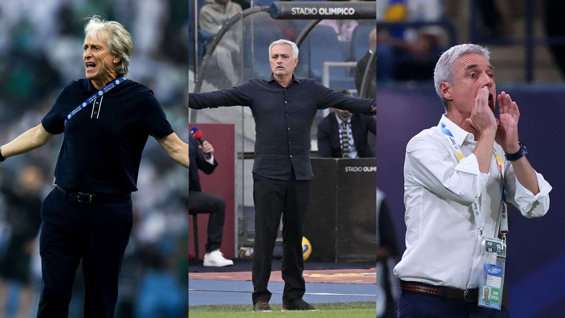 jorge jesus - jose mourinho - luis castro