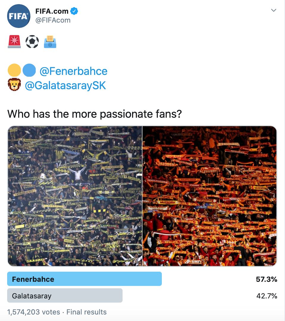 ONLY EMBED FIFA anket fenerbahçe galatasaray