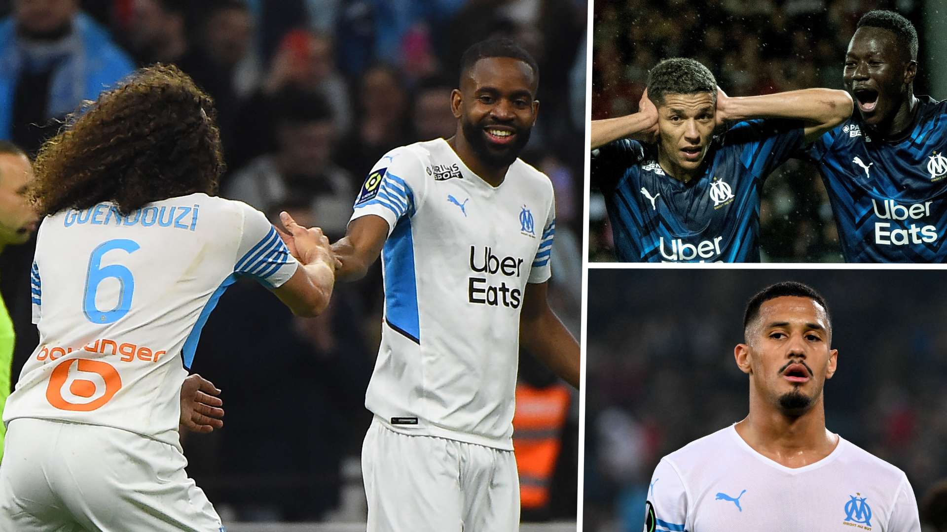 PSG OM Guendouzi Bakambu Harit Gueye Saliba