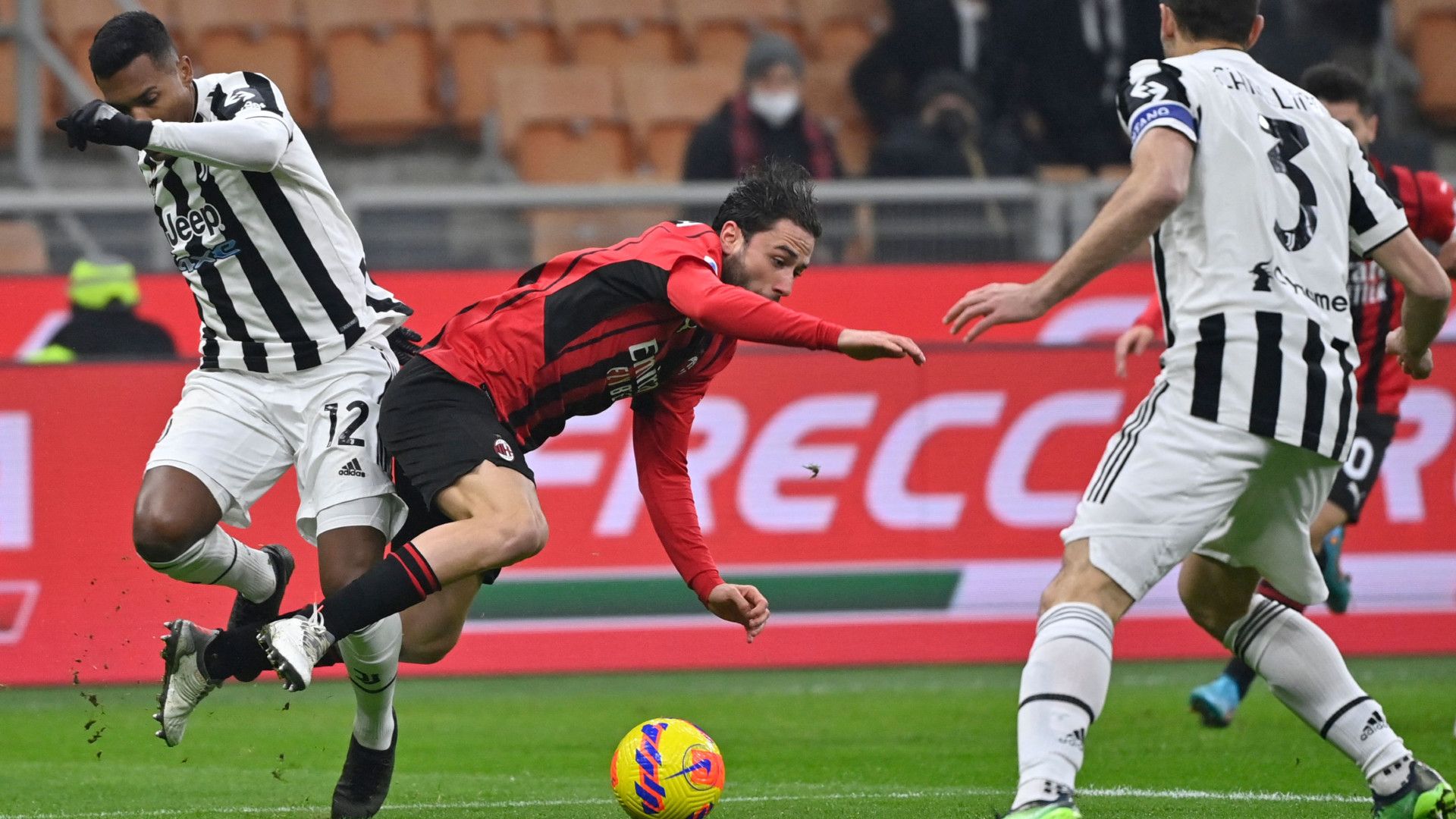 Calabria Alex Sandro Milan Juventus Serie A 