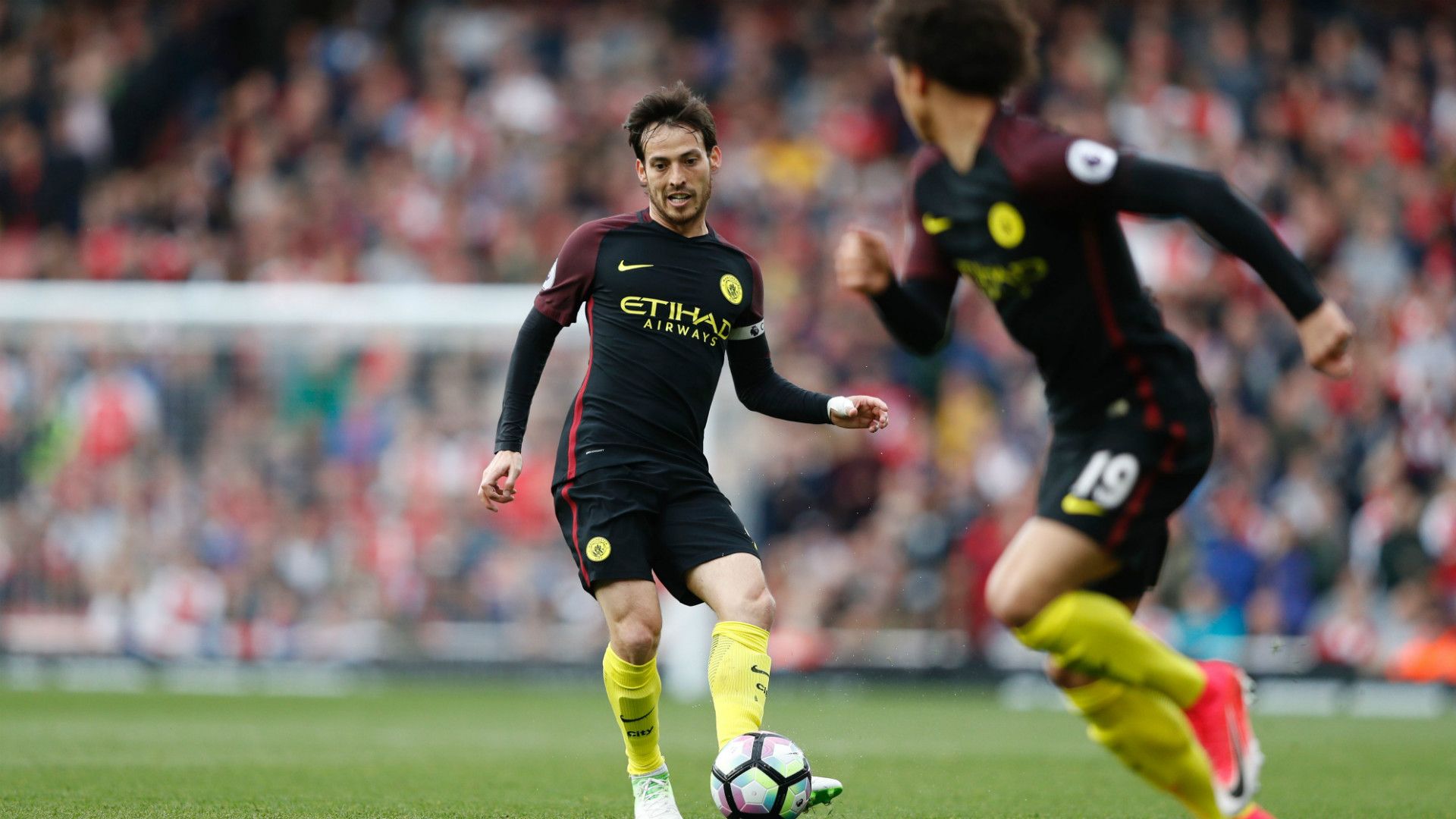 David Silva Leroy Sane Arsenal Manchester City Premier League 02042017