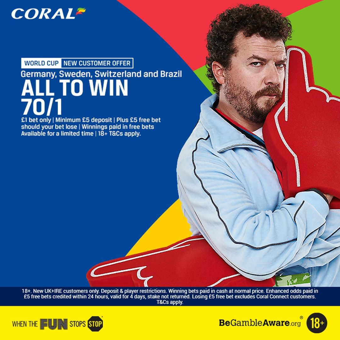 Coral new customer 70/1 enhanced offer