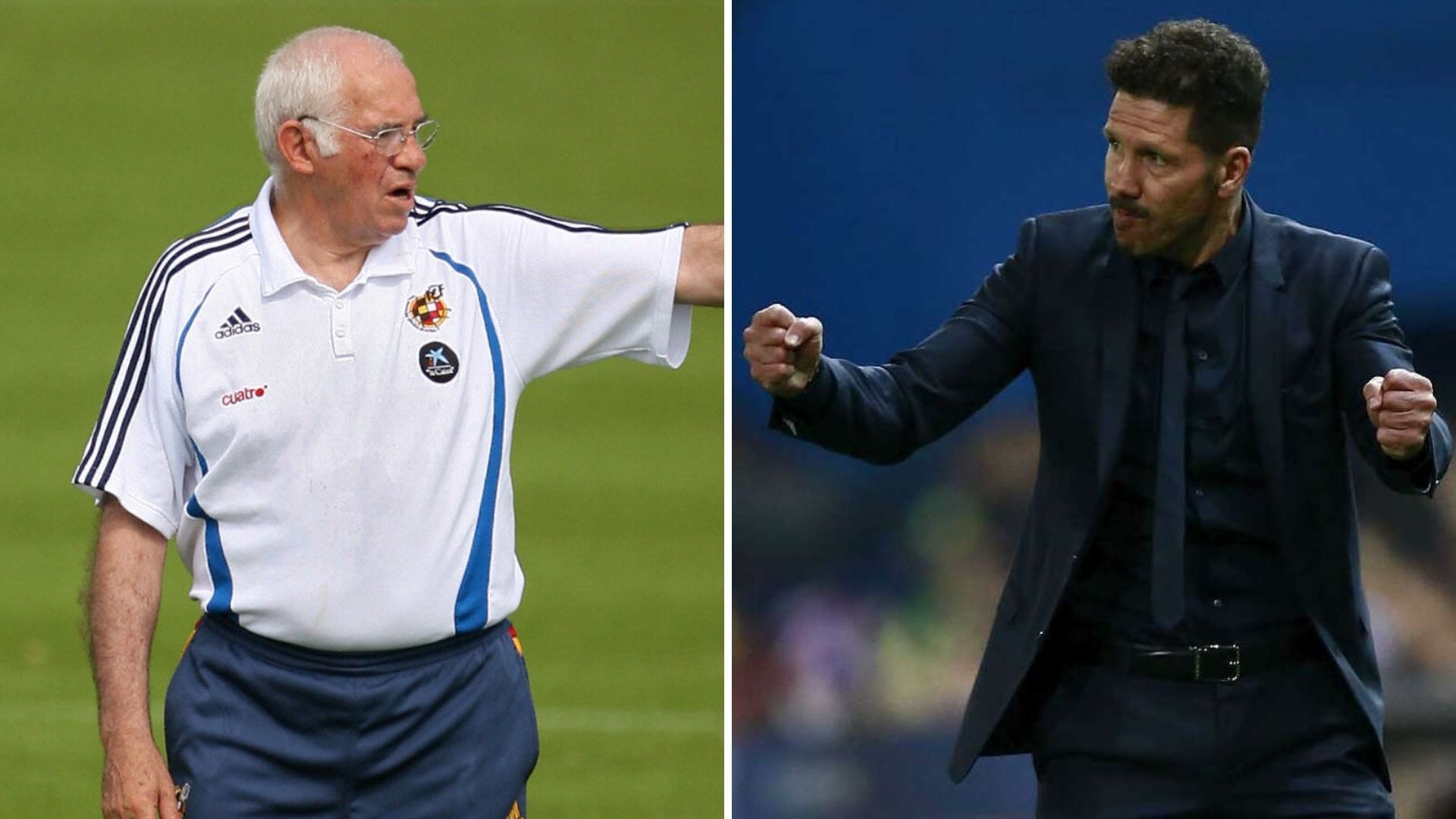 Luis Aragonés y Diego Pablo Simeone, Atlético de Madrid