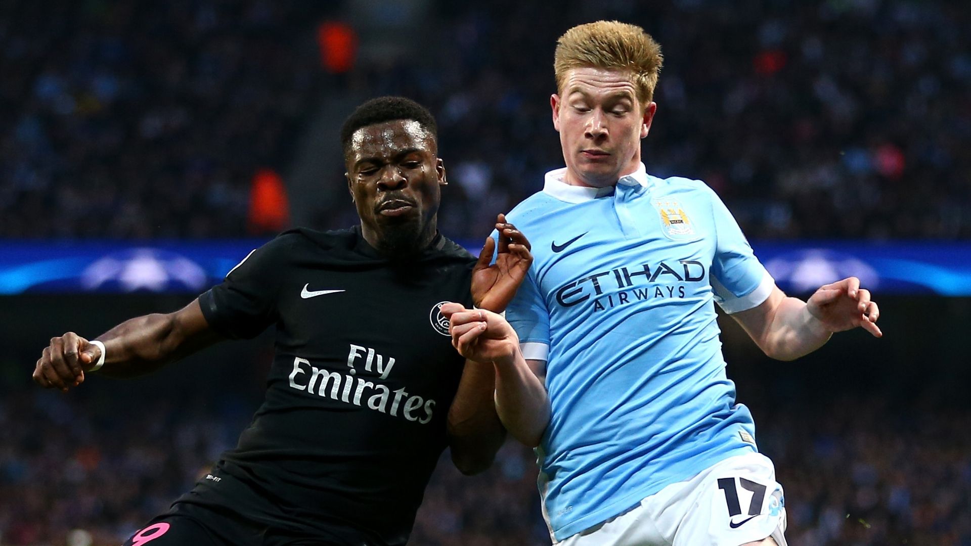 Serge Aurier, Kevin De Bruyne, Manchester City, PSG