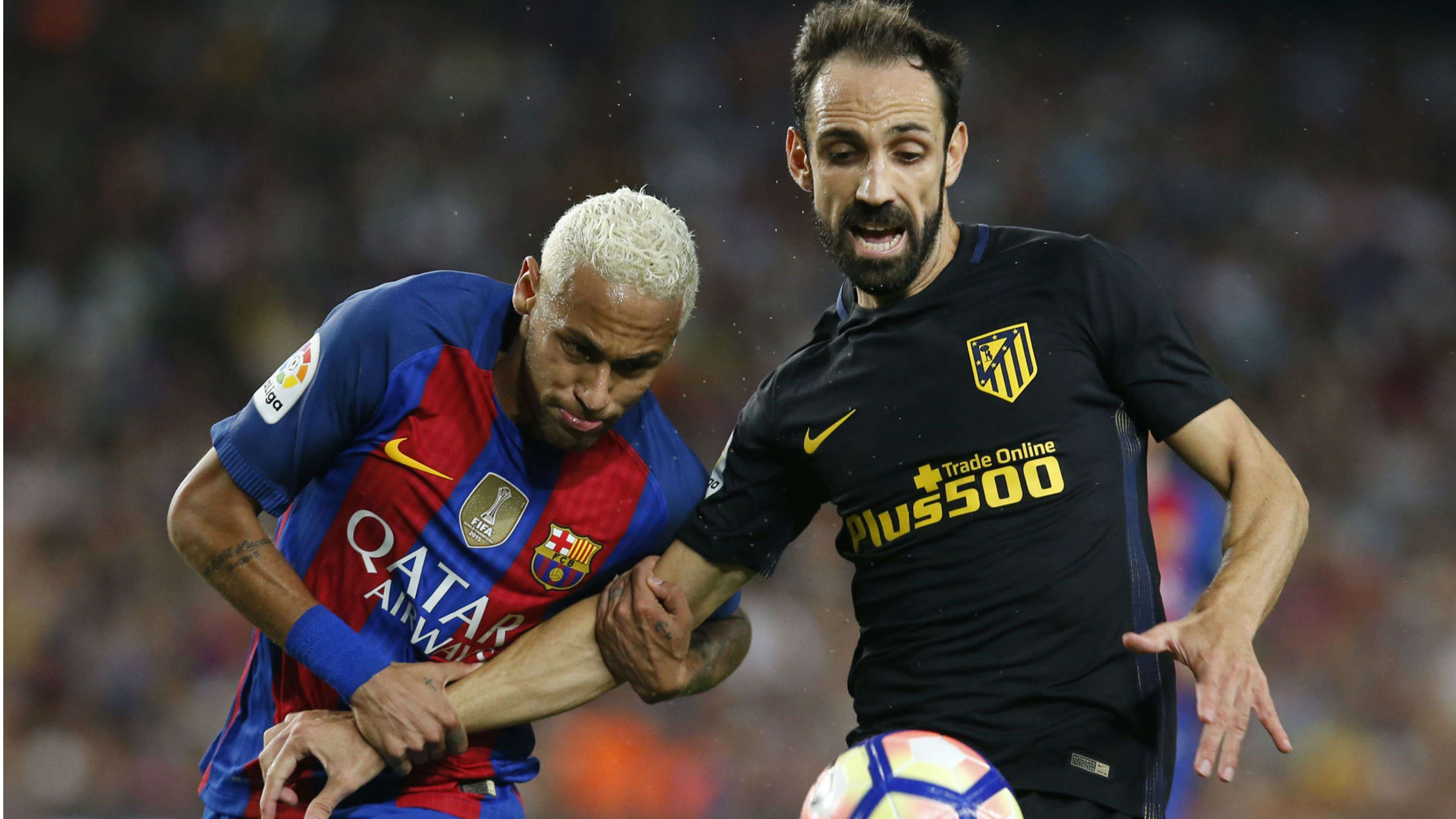 Neymar Juanfran Atlético de Madrid e Barcelona 01 02 2017