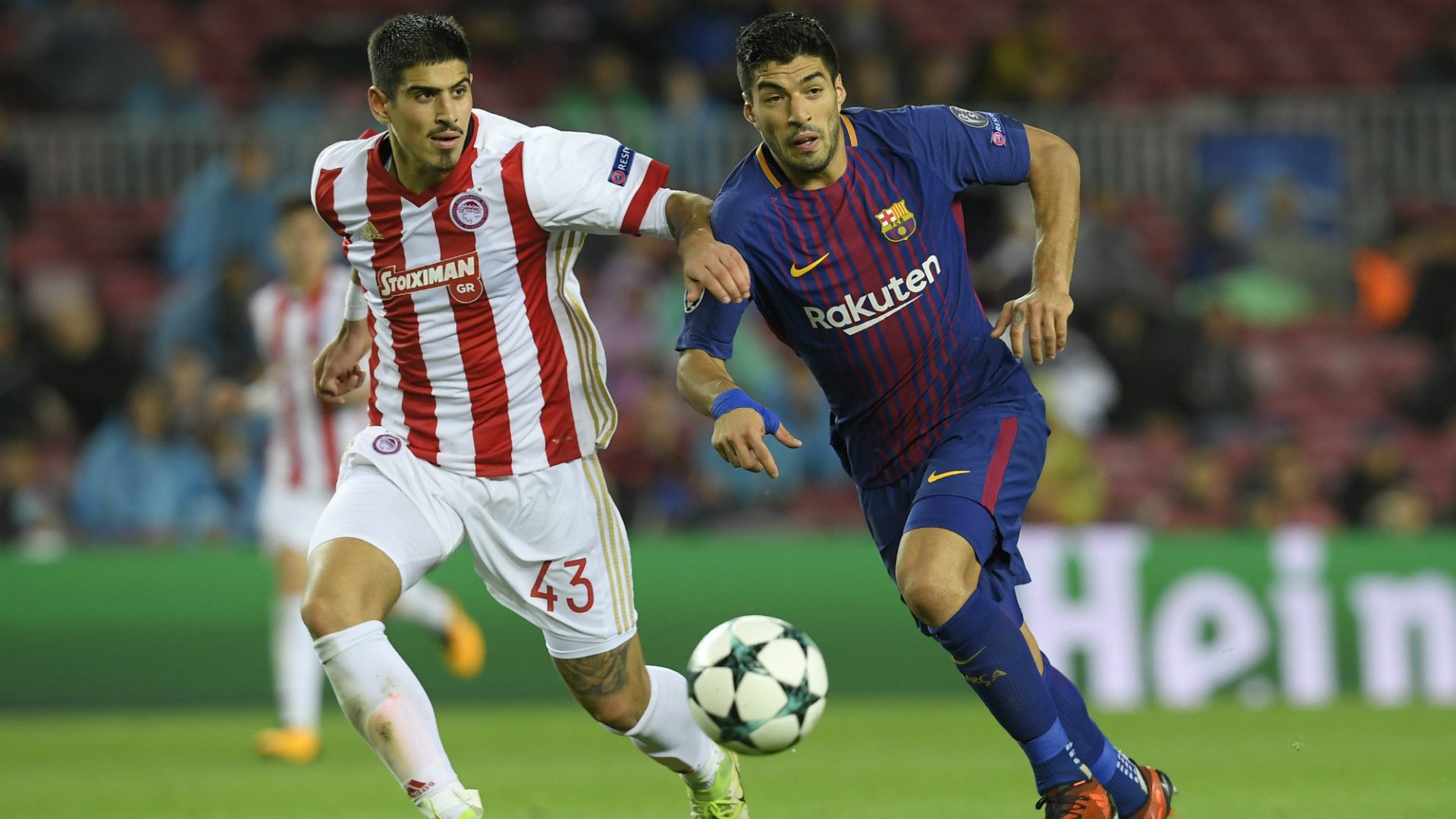 Nikolaou Suarez Barcelona Olympiacos