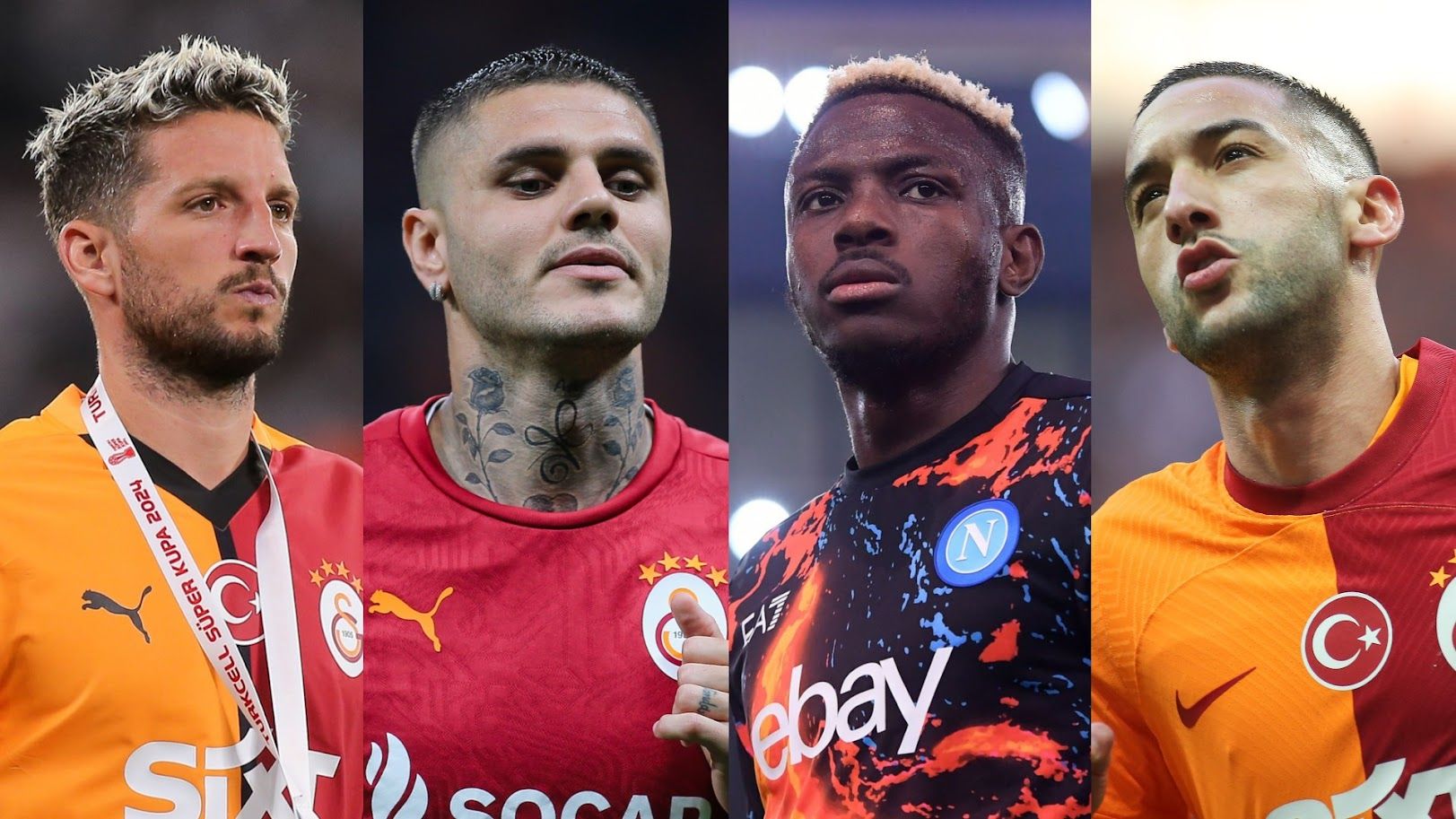 Mertens Icardi Osimhen Ziyech Galatasaray
