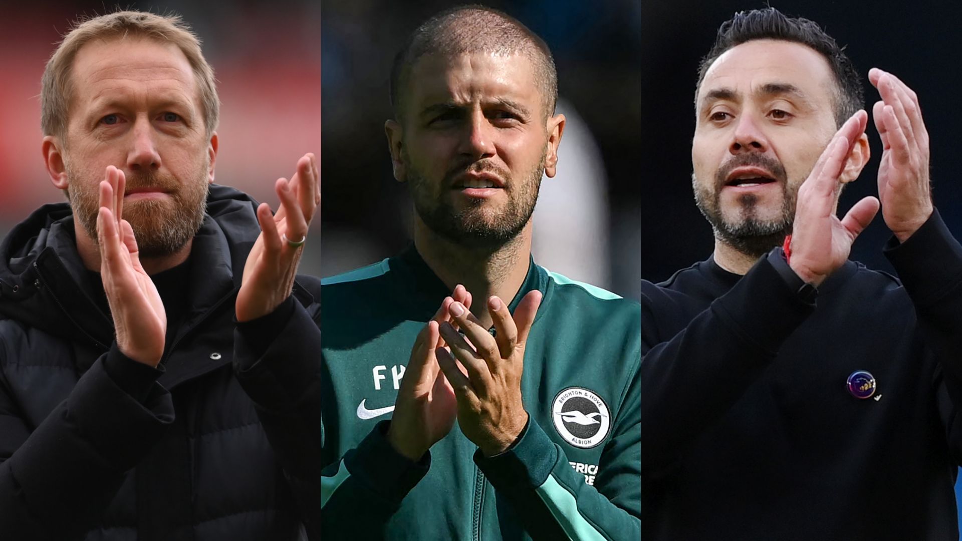 Fabian Hurzeler Graham Potter Roberto De Zerbi Brighton