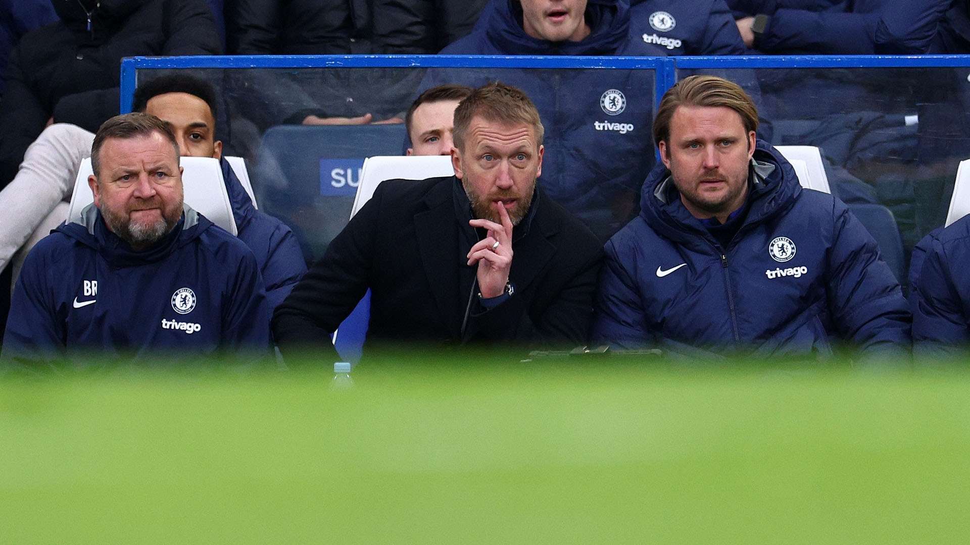 Graham Potter bench Chelsea Leeds 2022-23