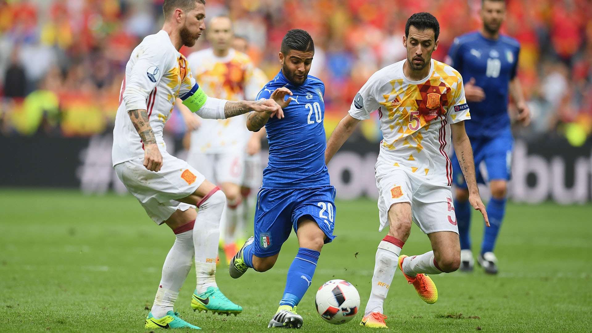 Lorenzo Insigne Italy Spain Euro 2016