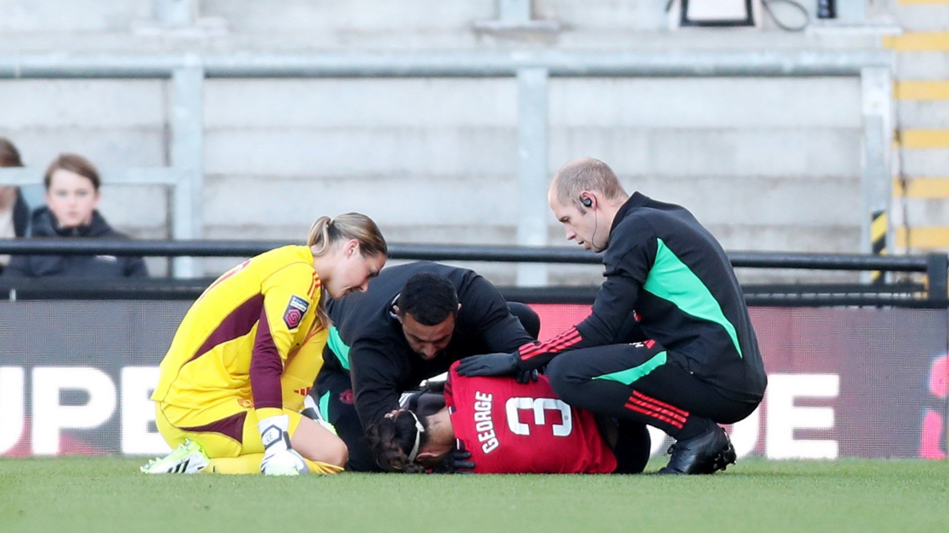 Gabby George injury Man Utd 2023-24