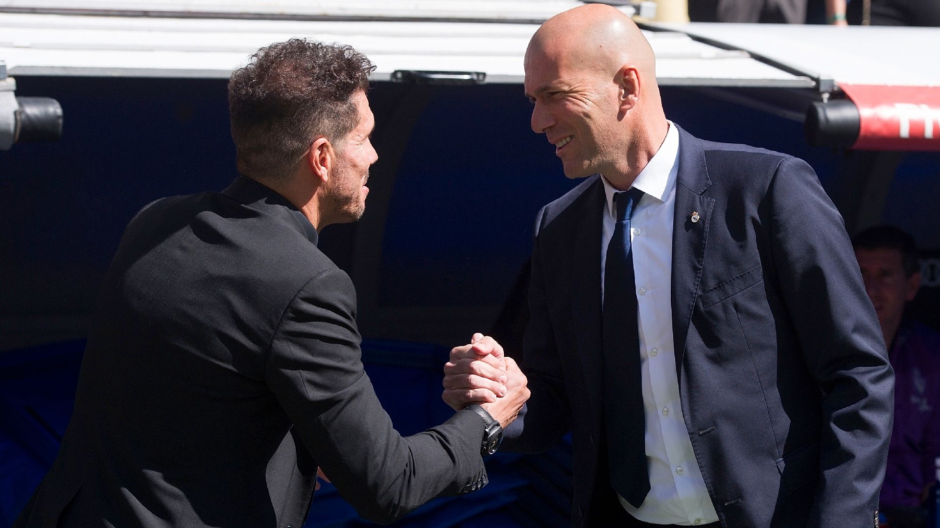 Diego Simeone Zinedine Zidane Real Madrid Atletico LaLiga 08042017