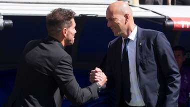 Diego Simeone Zinedine Zidane Real Madrid Atletico LaLiga 08042017