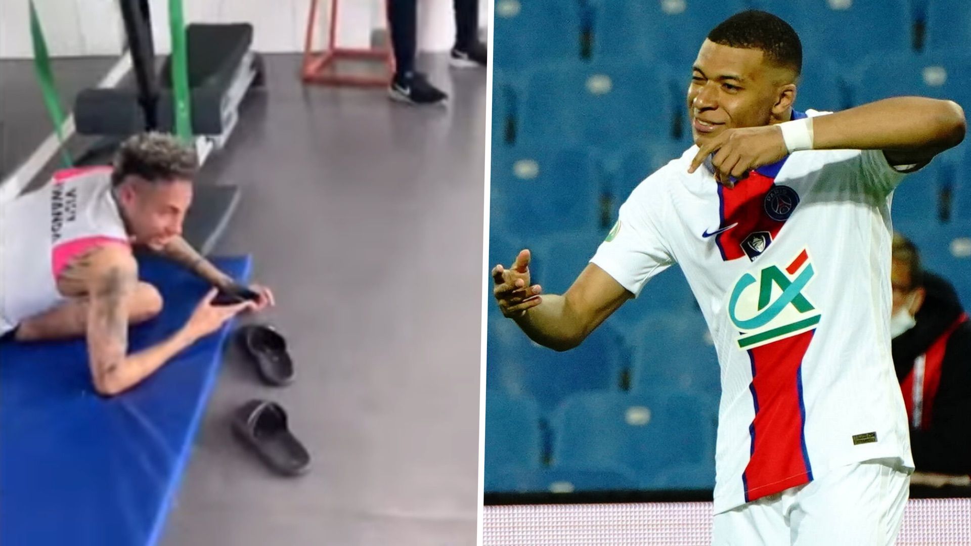 GFX Neymar Kylian Mbappe