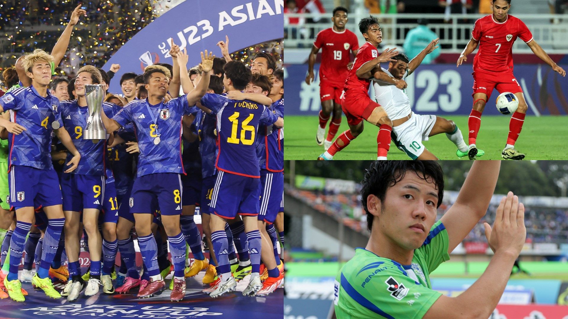 Indonesia, Japan collage