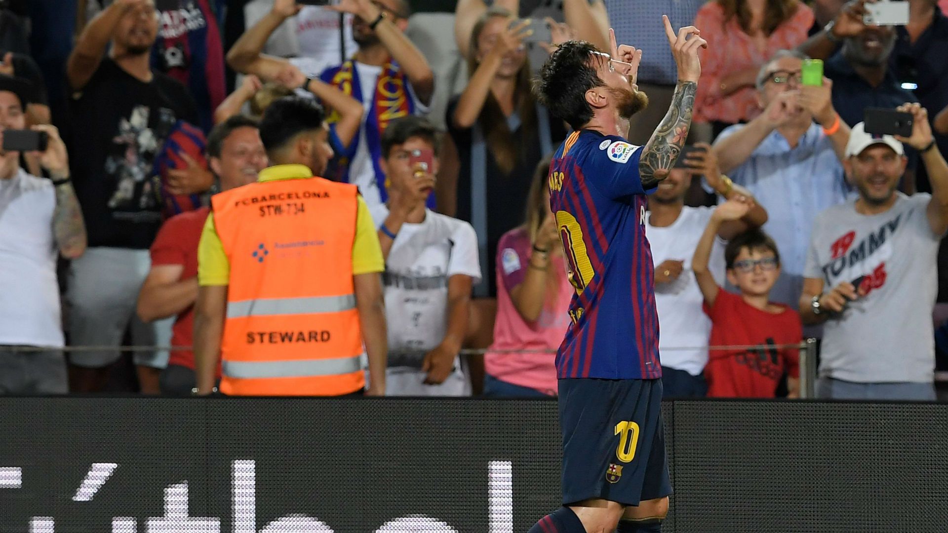 Lionel Messi Barcelona La Liga 2018