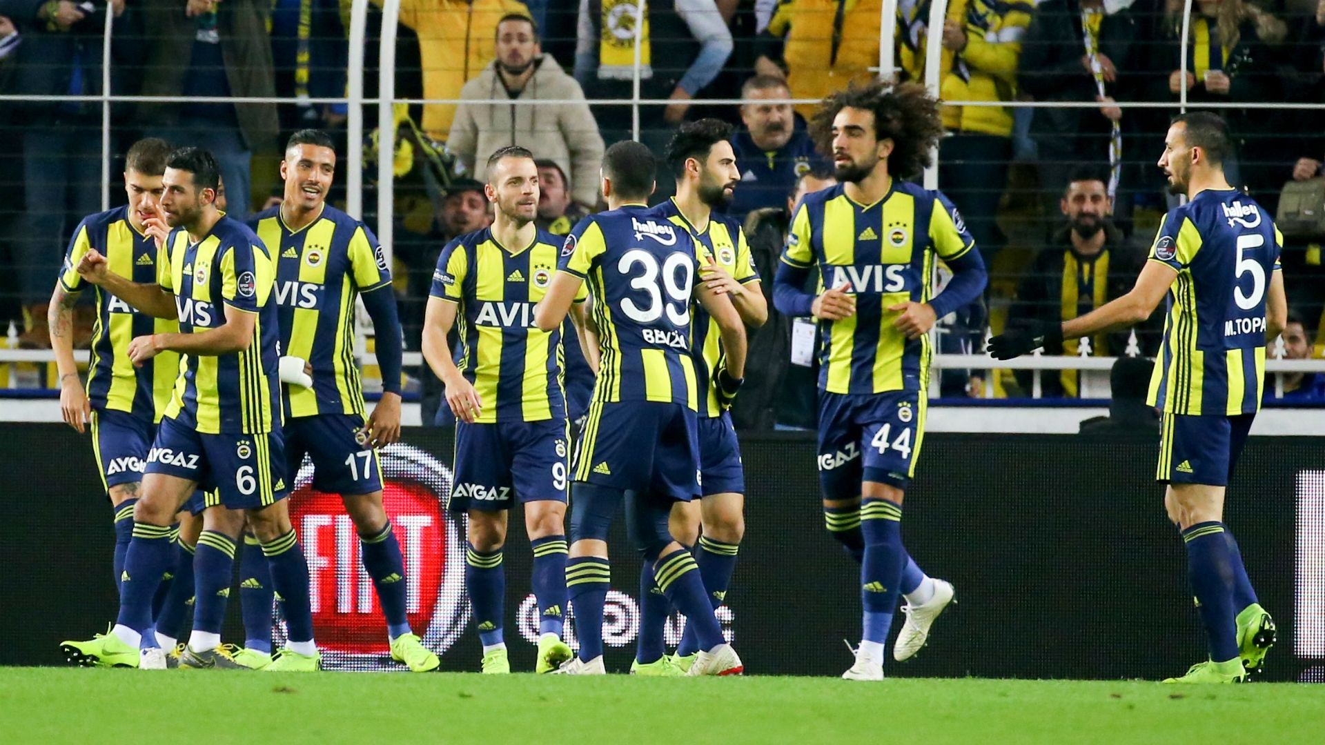 Fenerbahce goal celebration 02012019