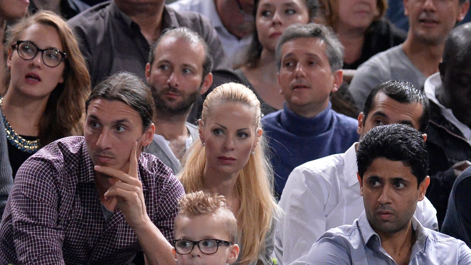 Zlatan Ibrahimović & Nasser Al-Khelaifi