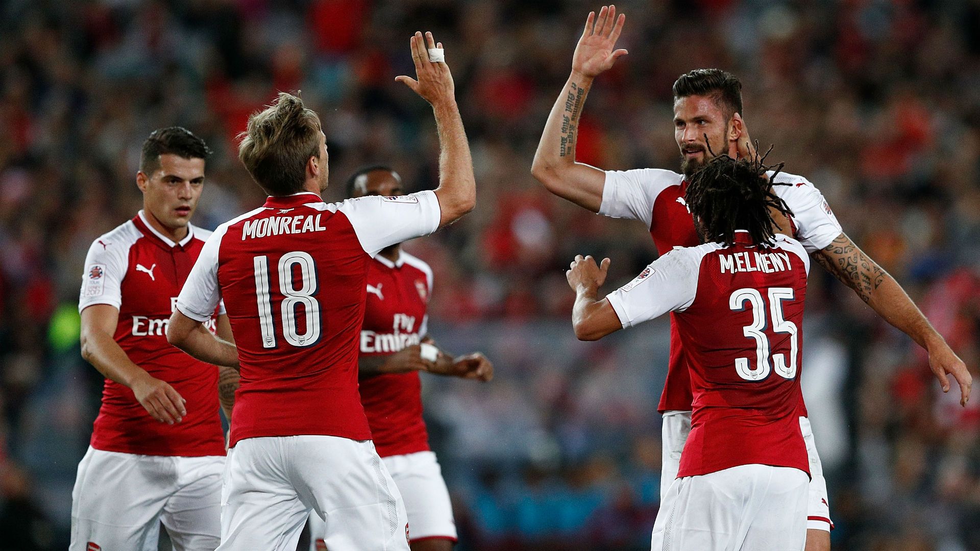 Arsenal celebrate