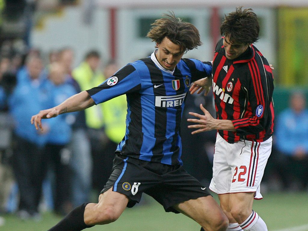 Zlatan Ibrahimovic Inter Kaka Milan Serie A 03112007