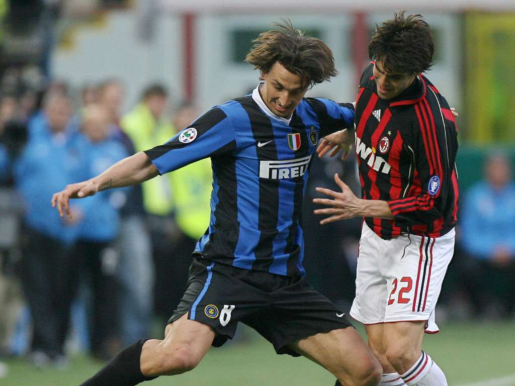 Zlatan Ibrahimovic Inter Kaka Milan Serie A 03112007