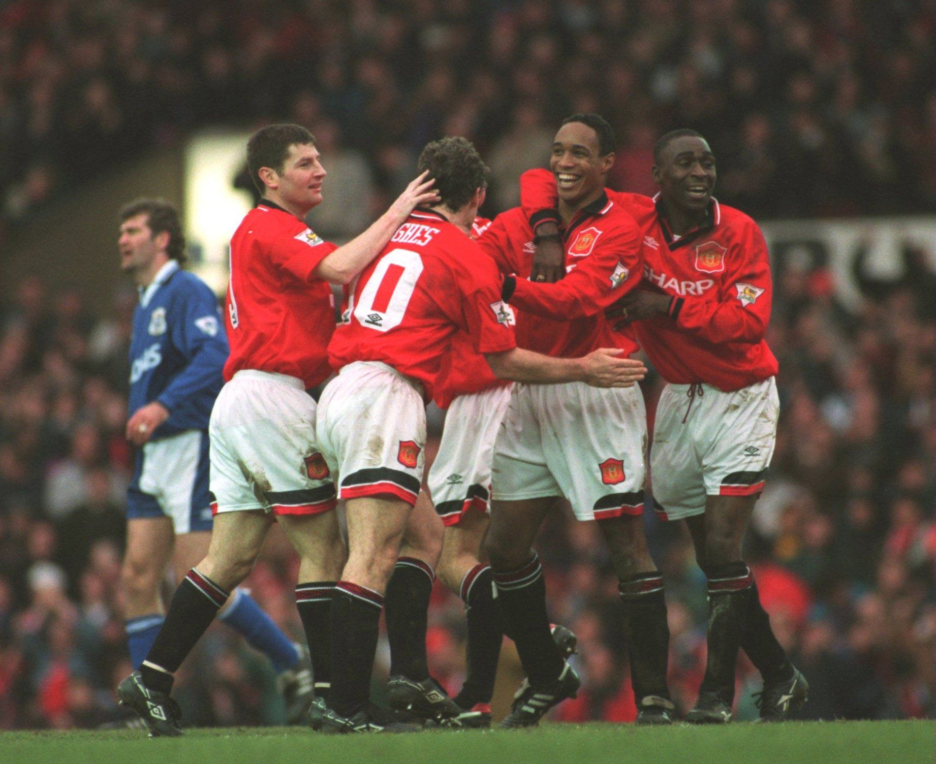 Manchester United 9-0 Ipswich Town, 1995