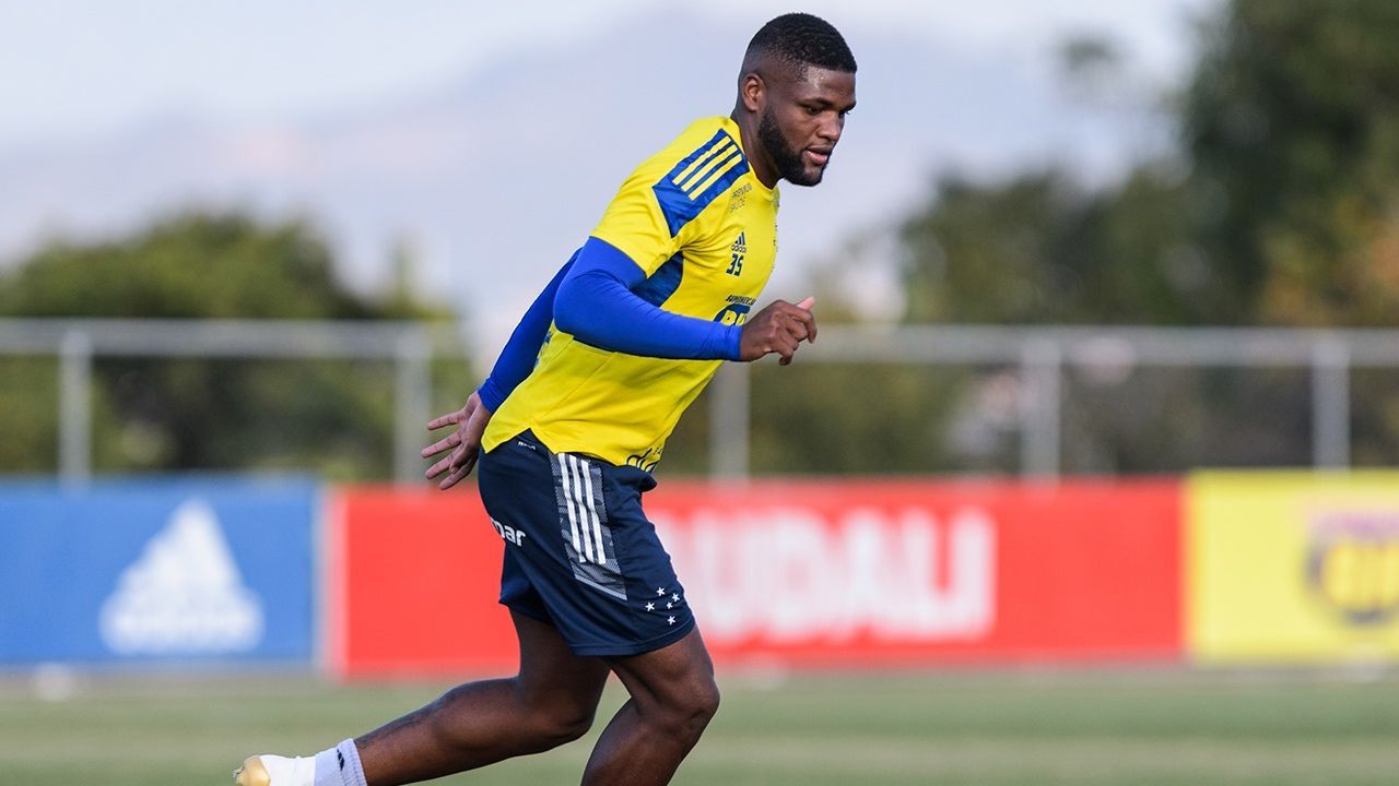 Lucas Ventura (Nonoca) treina no Cruzeiro - 2021