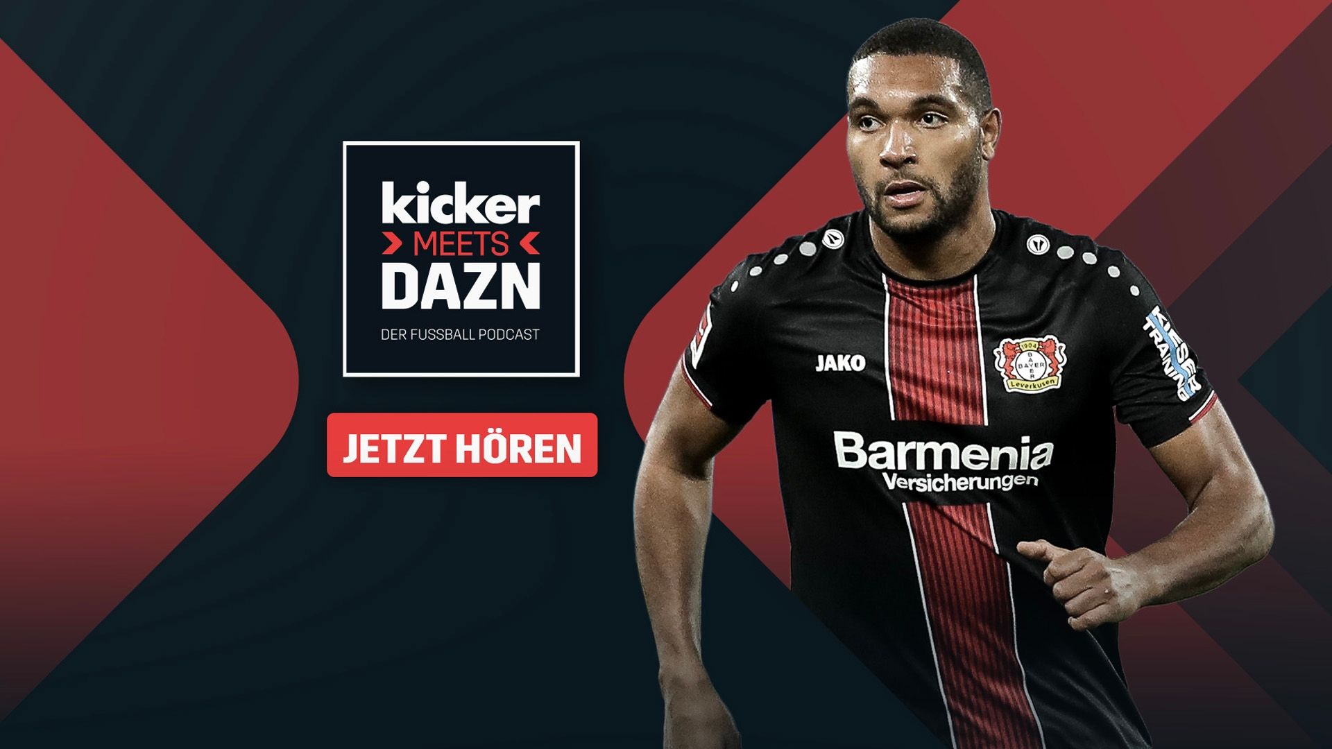 Jonathan Tah kicker meets DAZN