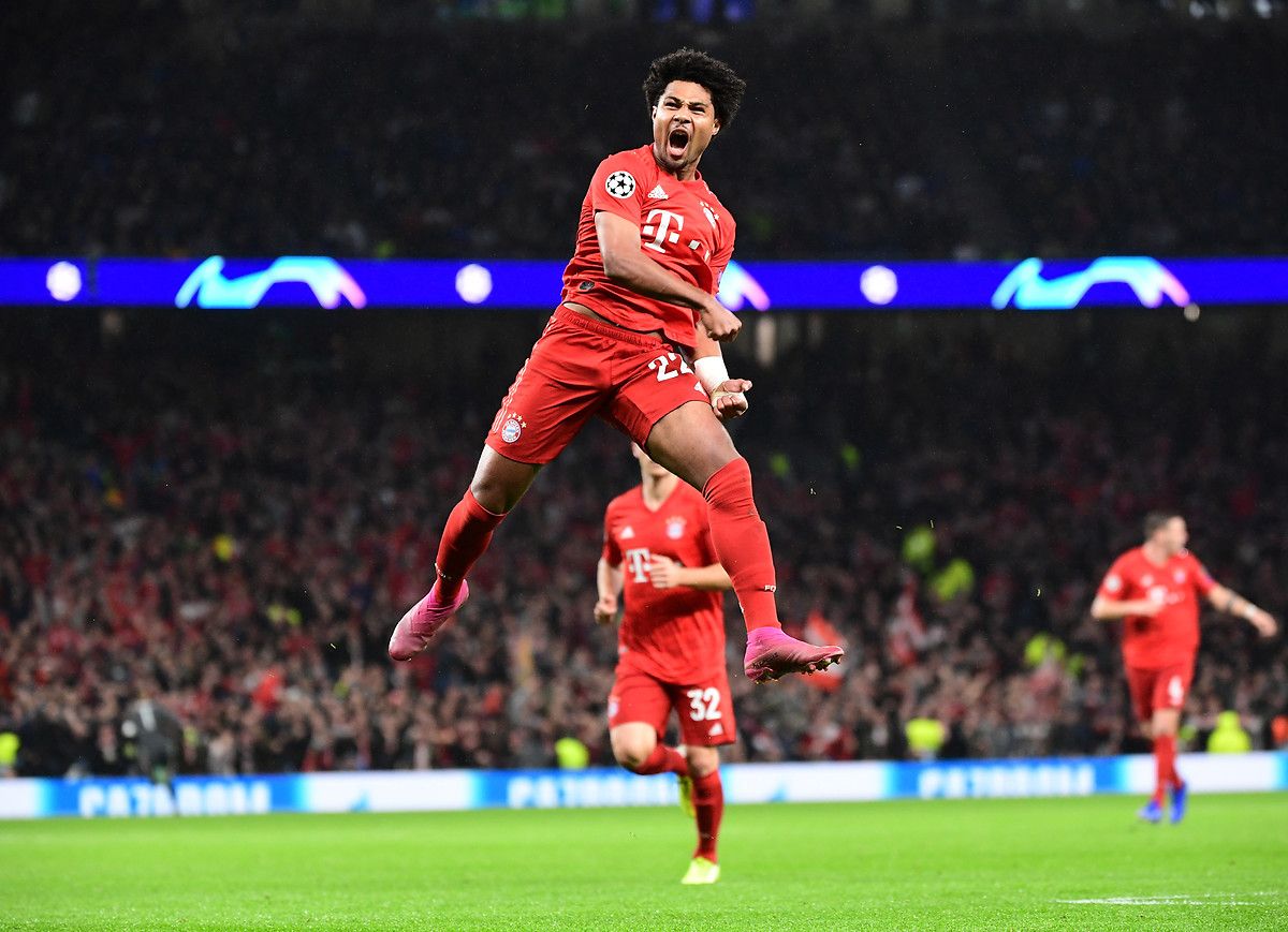 Serge Gnabry Tottenham Bayern Munchen UEFA Champions League 10/01/19