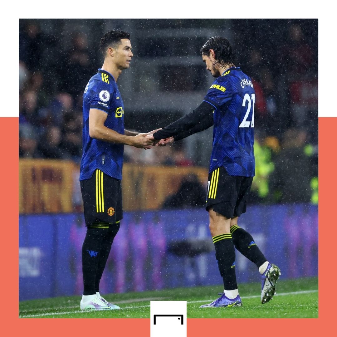 Edinson Cavani Cristiano Ronaldo Manchester United GFX 