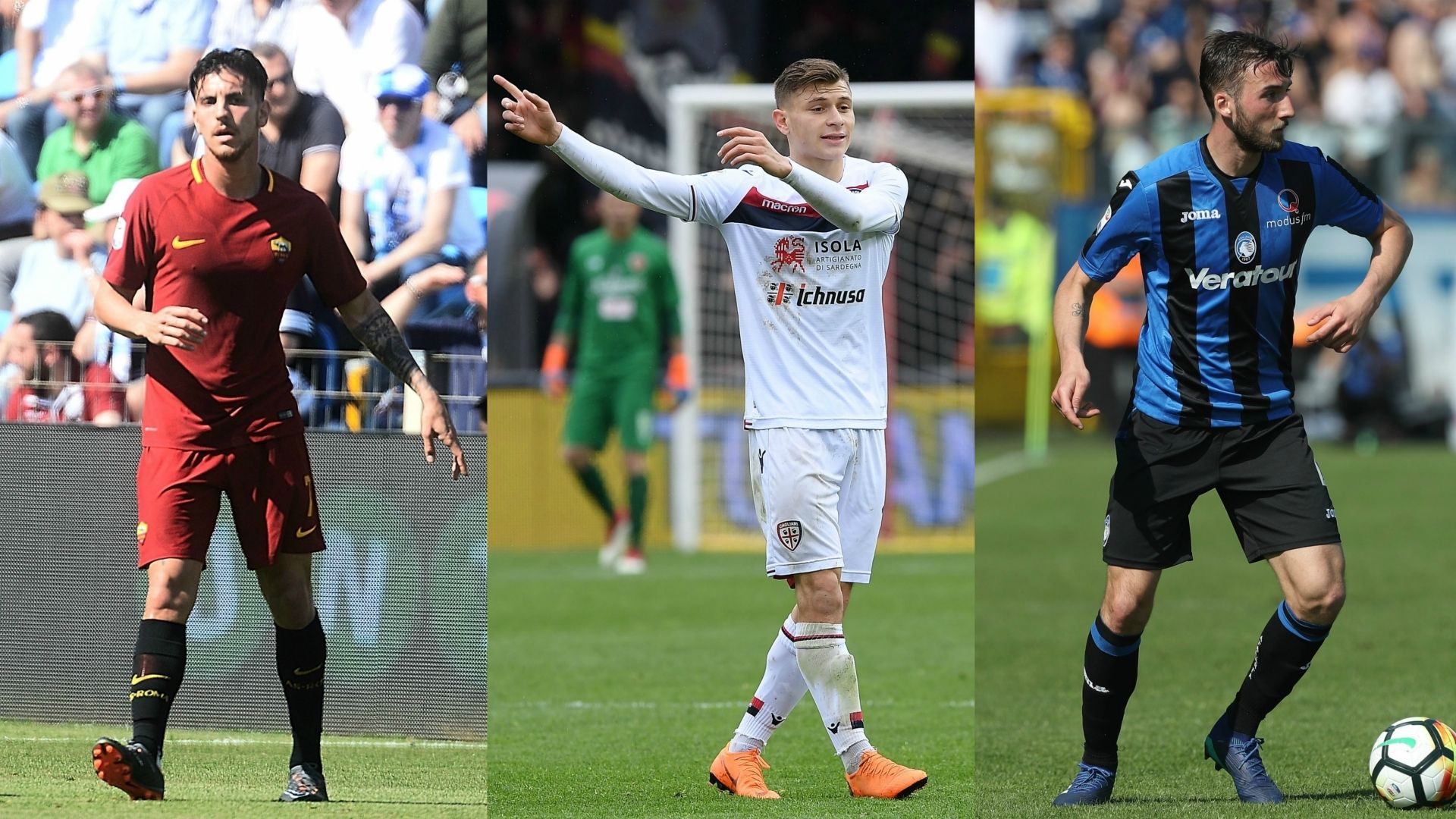 Collage Pellegrini Barella Cristante
