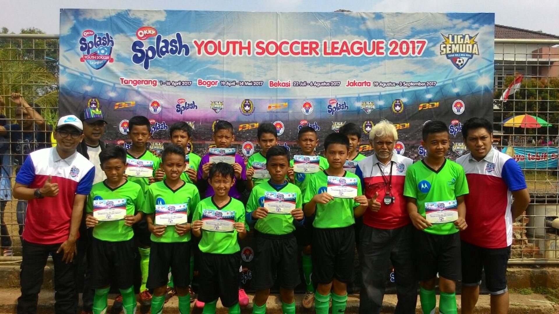 SSB MDS Raya Juara Okky Splash Youth Soccer League U-12 Zona Bekasi