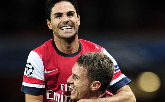 Mikel Arteta,Aaron Ramsey:Arsenal